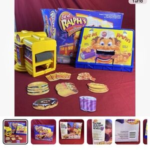 Vintage 1992 Milton Bradley “Eat at Ralph’s” game with original box